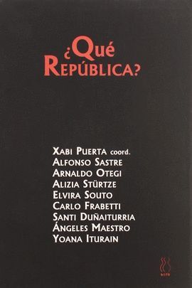 ¿QUÉ REPÚBLICA?